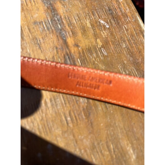 Ralph Lauren Genuine Alligator Leather Belt Dk Brown Sterling Silver Buckle 28 - Picture 13 of 16